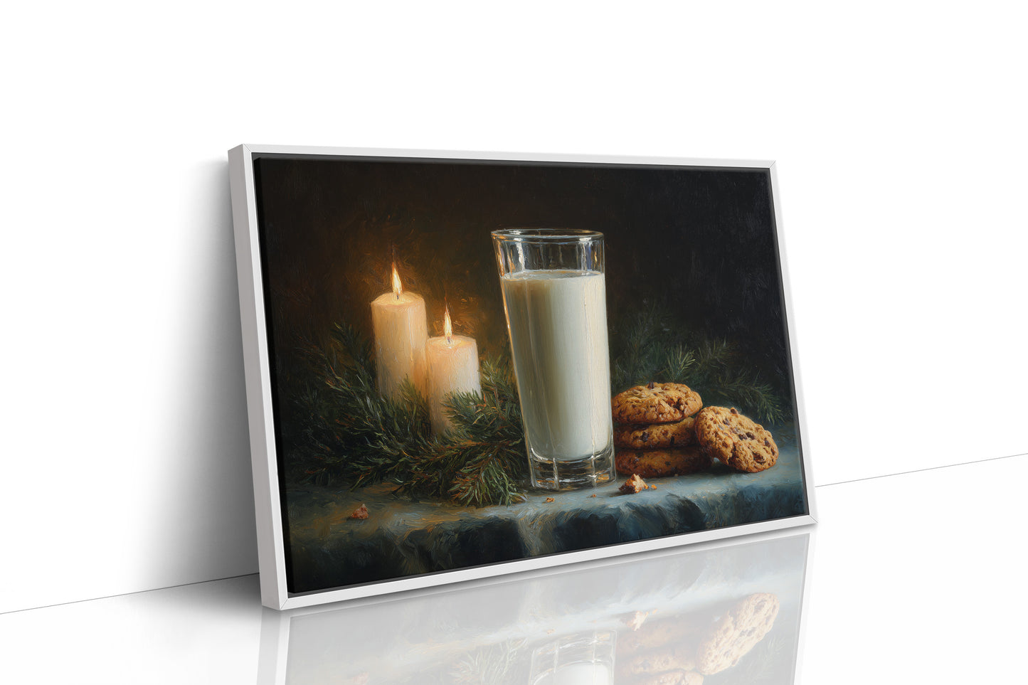 Candlelight Cookies Await Santa's Visit