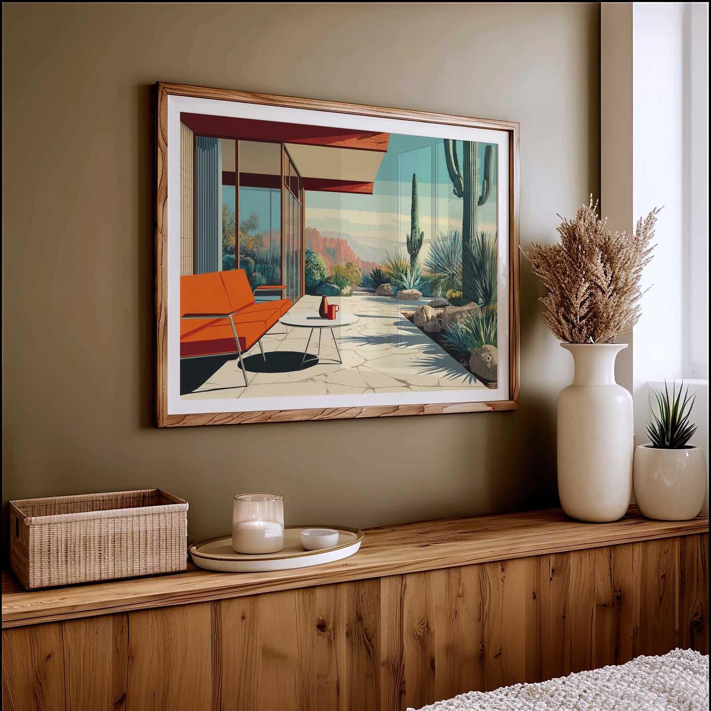 Desert Modernism Greets Coral Dawn