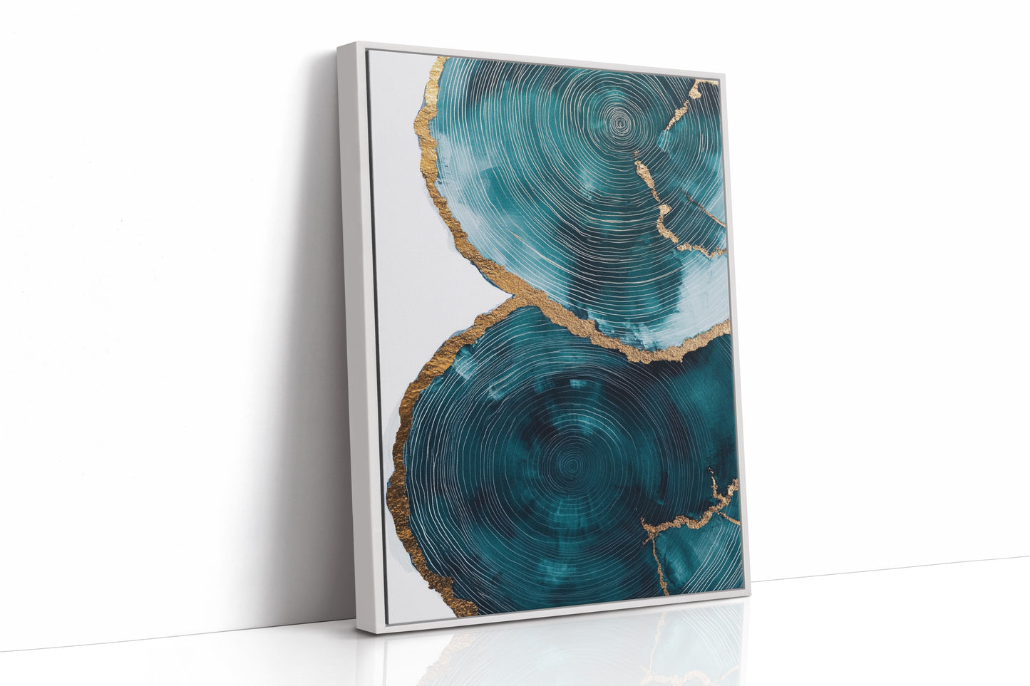 Emerald Echoes in Gold