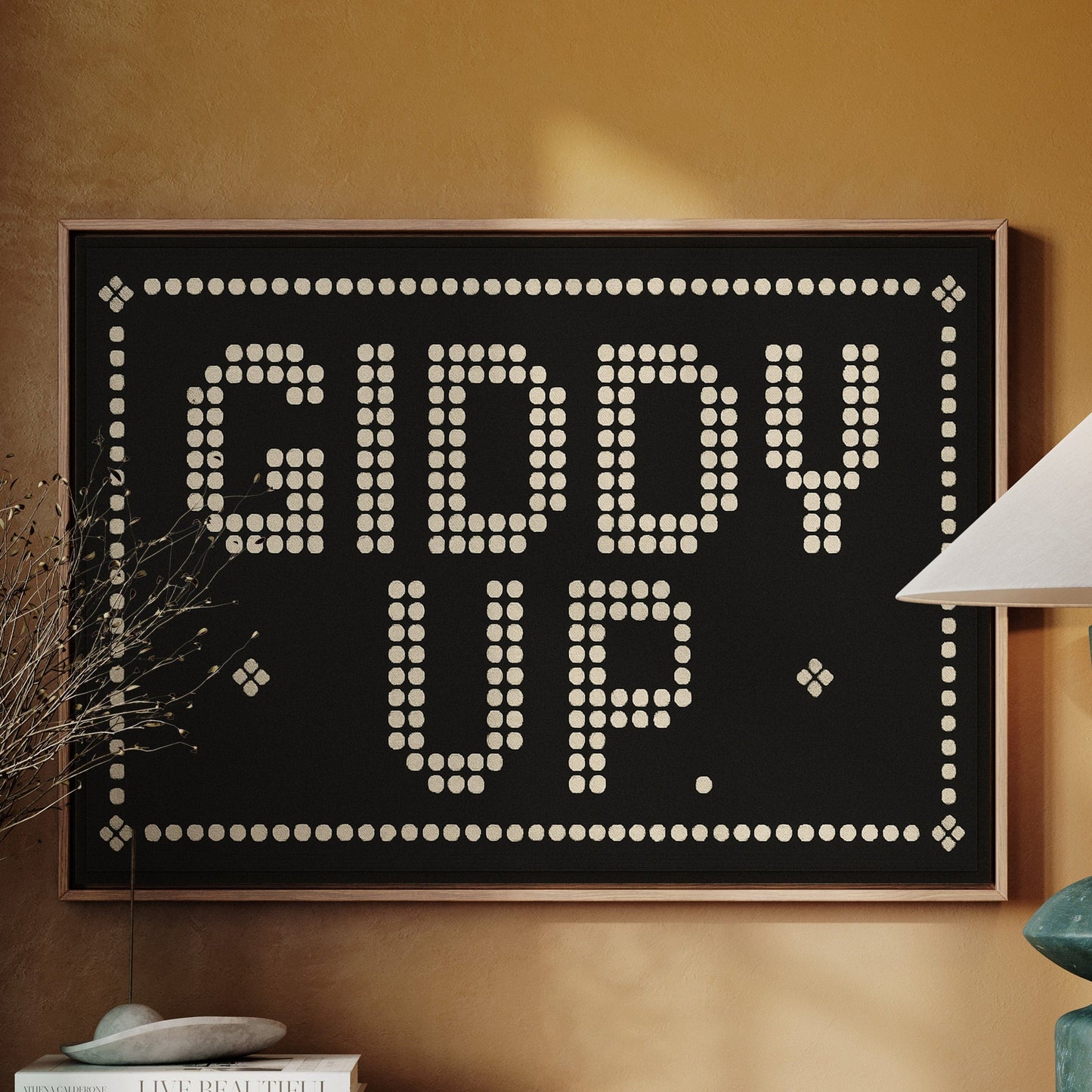 Giddy Up Western Typography