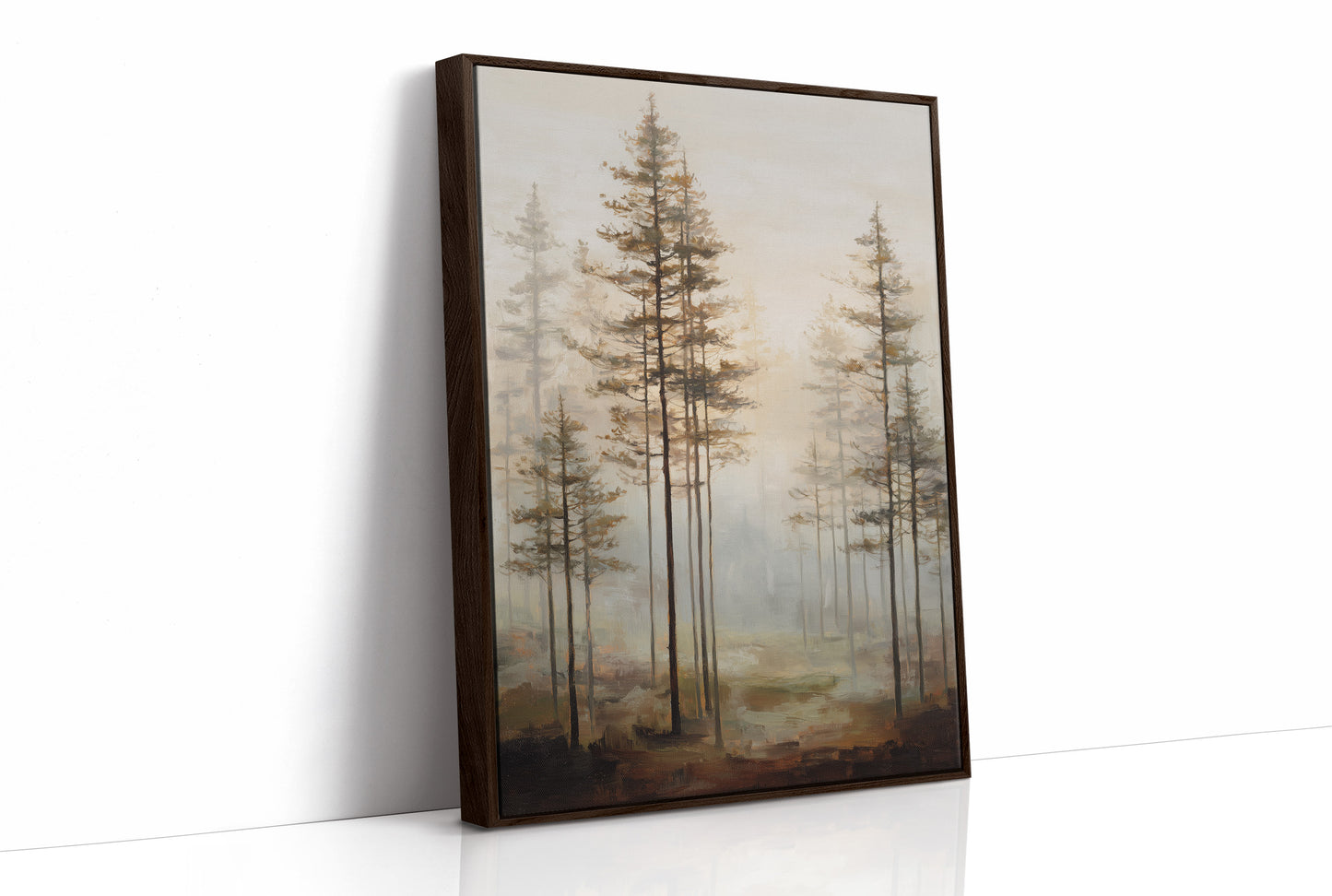 Morning Mist Among Pines