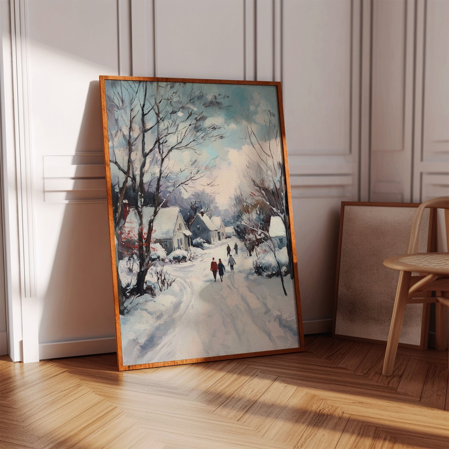 Footsteps Through Winter's Embrace