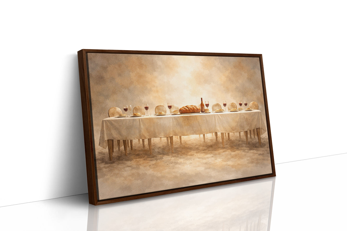 Communion Table Awaits Silent Guests