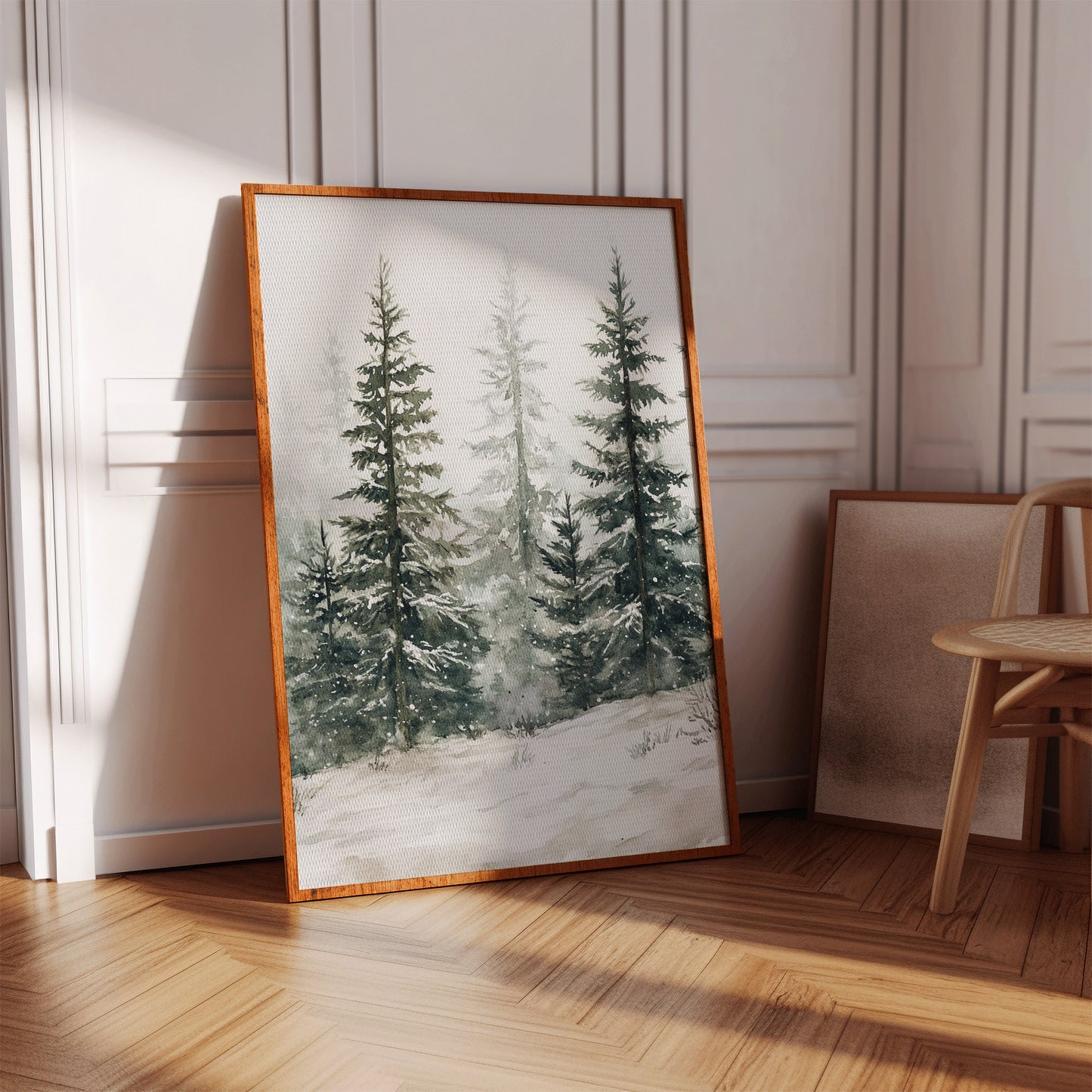 The Forest Breathes in White