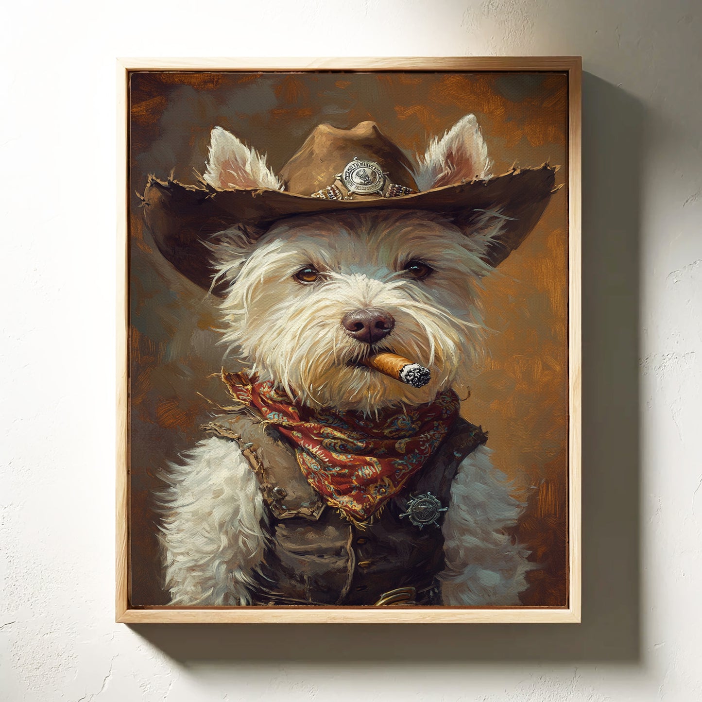 West Highland White Terrier Gunslinger