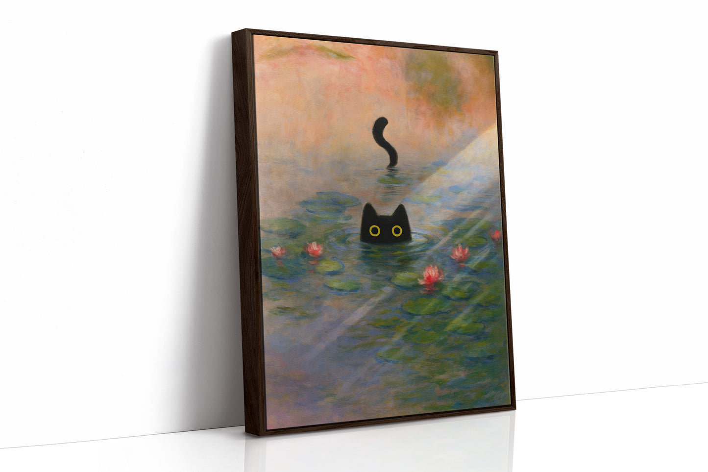 Mystery Cat Among the Lilies