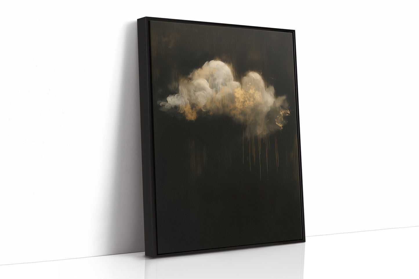 Gold Rain Beneath a Quiet Cloud