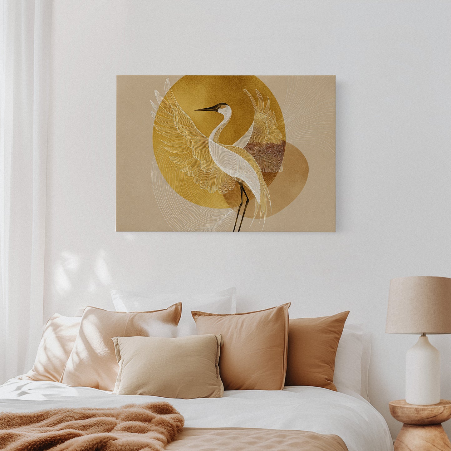 Golden Wings Catch Morning Light
