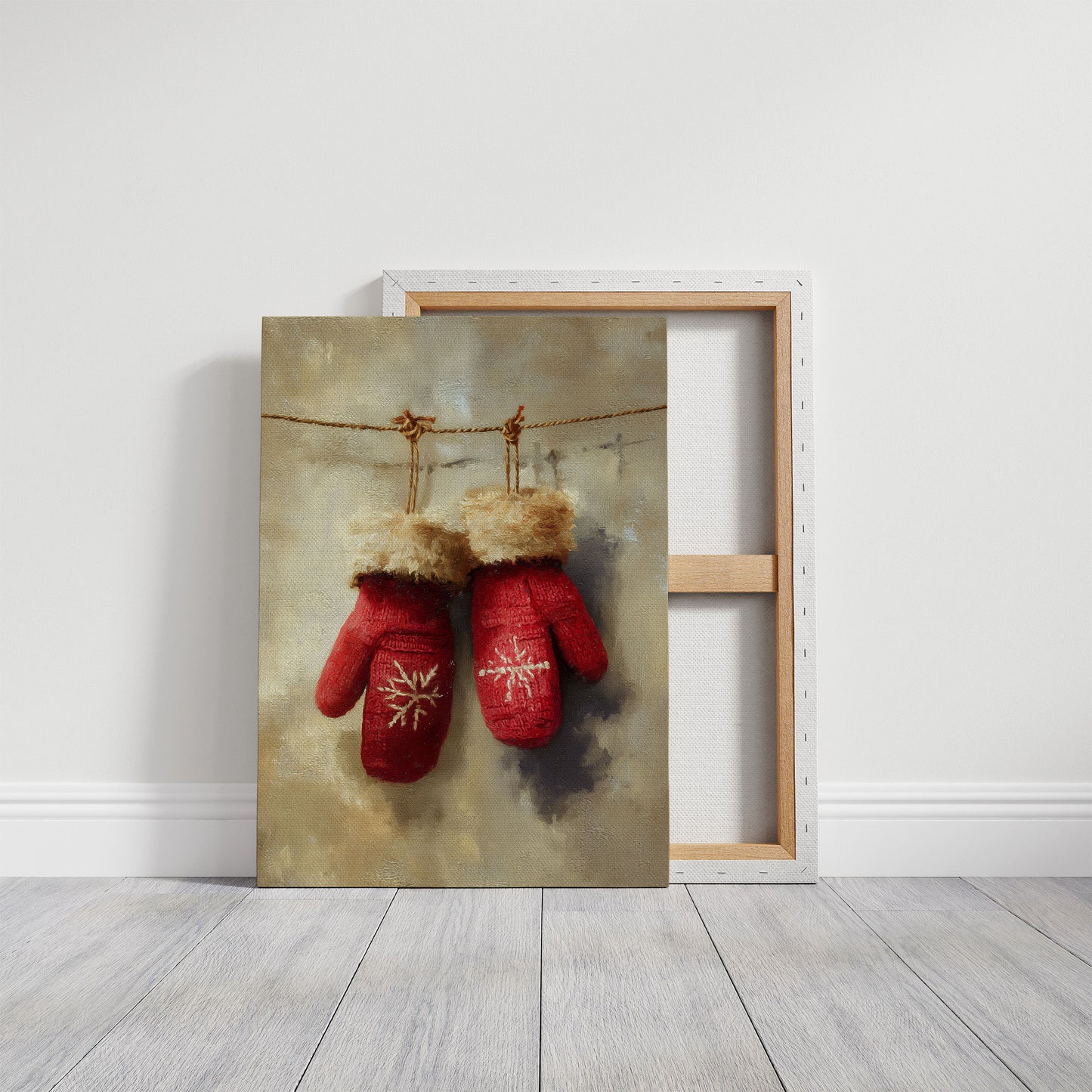 Warm Mittens Tell Winter's Tale