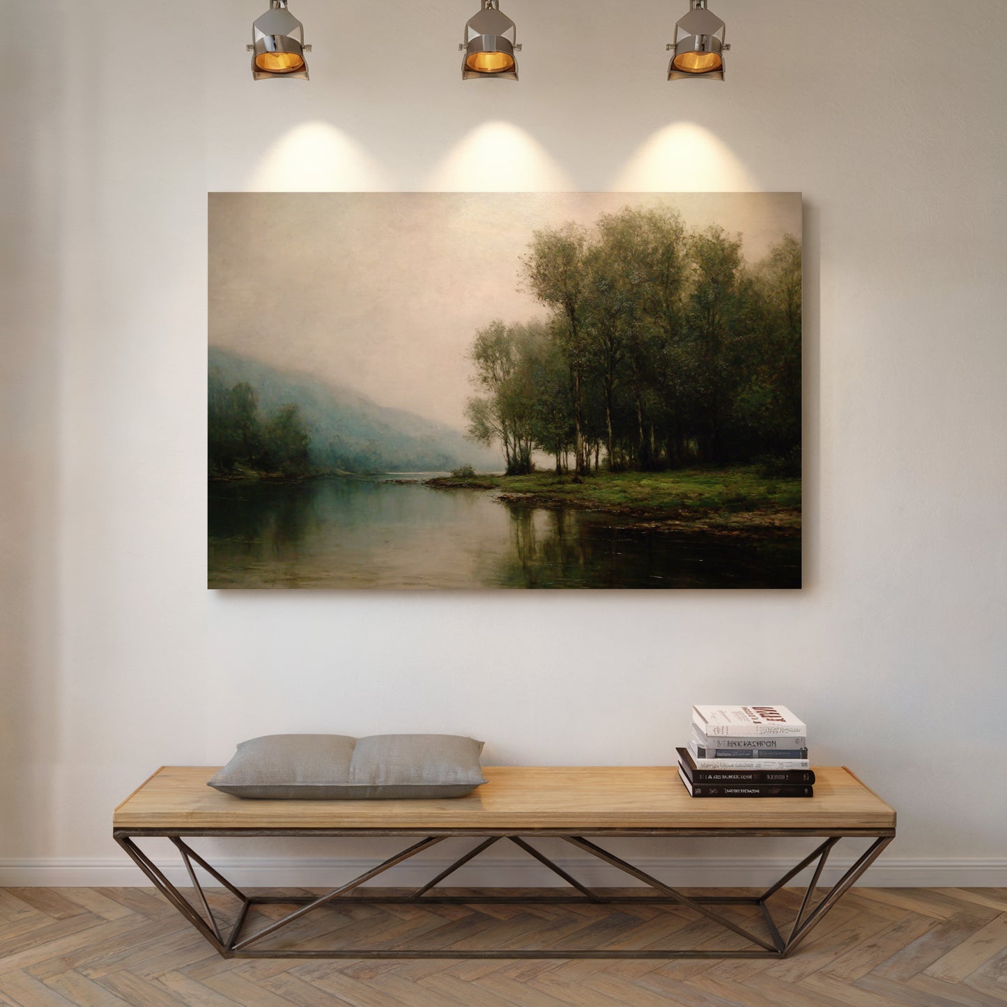 Mist Softens The River's Edge