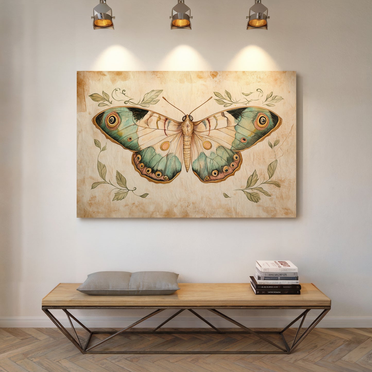Aged Pages Hold Butterfly Tales