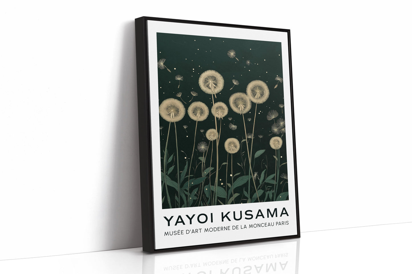 Ethereal Dandelion Dream – Kusama-Inspired Nightscape
