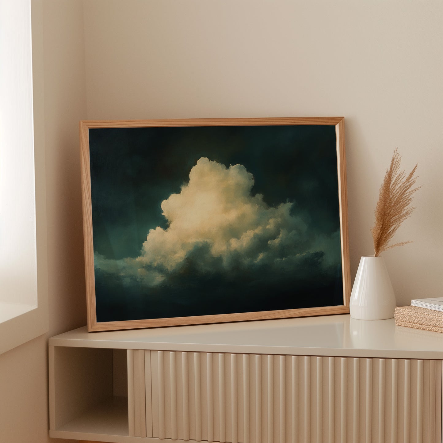 Summer Storm Builds Golden Light