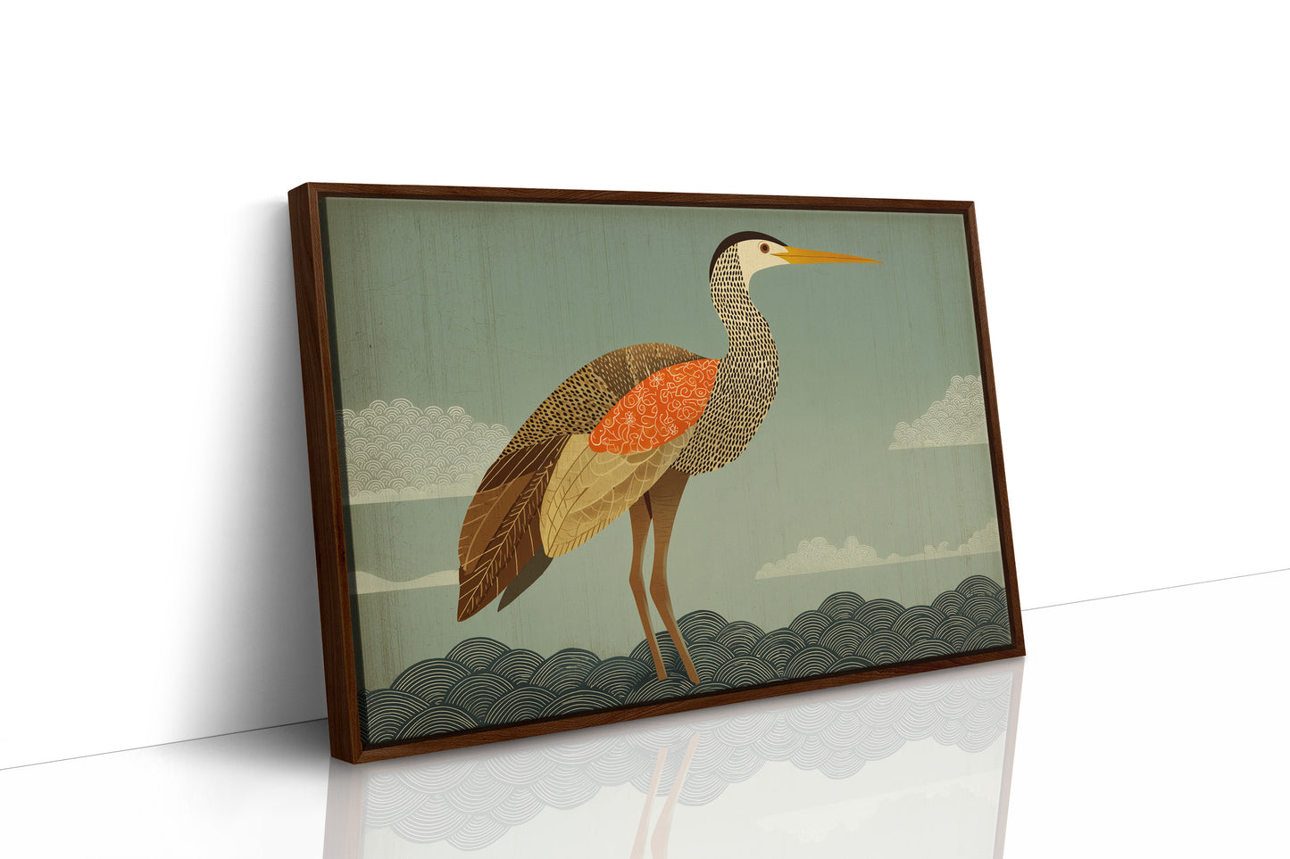 Stillness of the Painted Heron