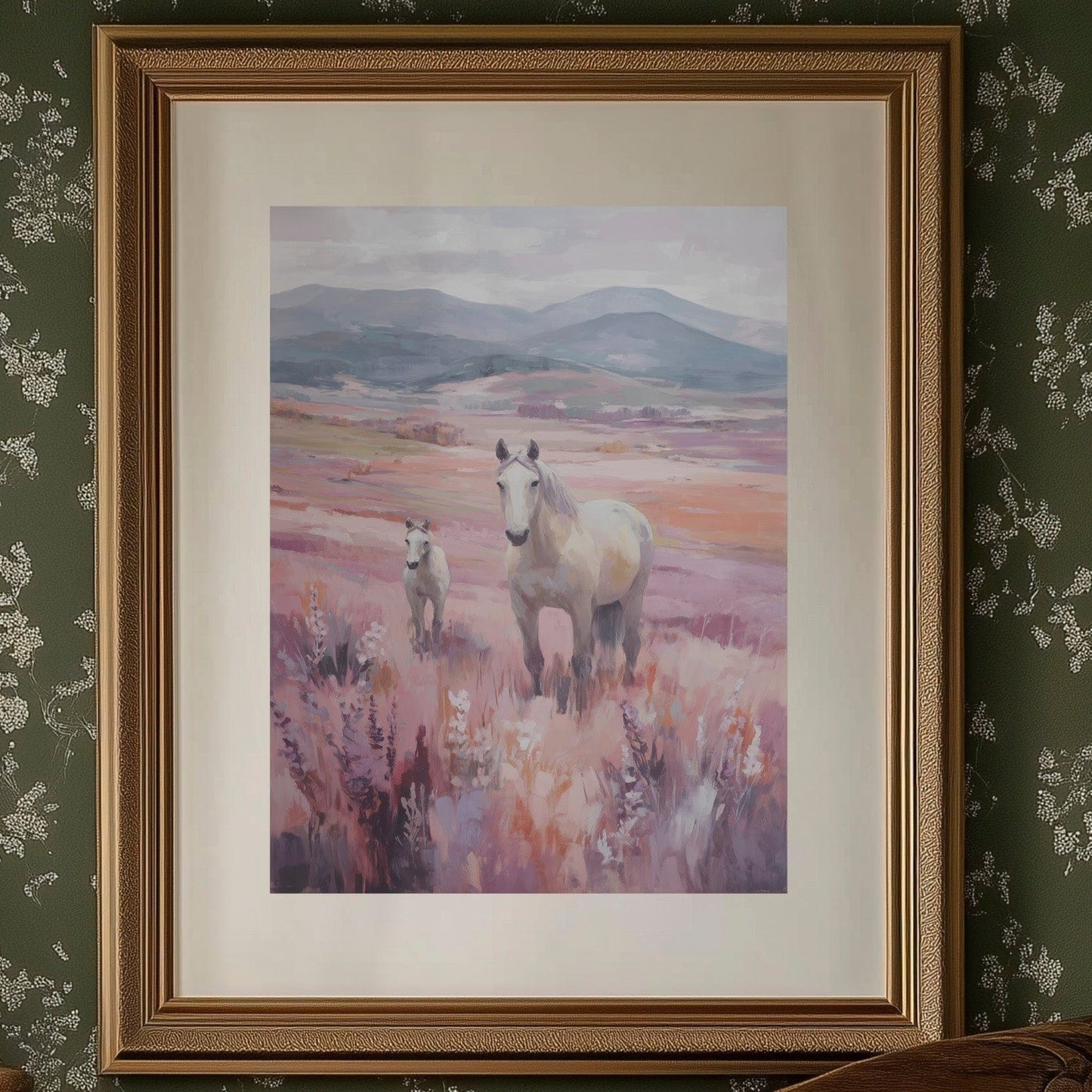 Wild Lavender Calls The Horses Home