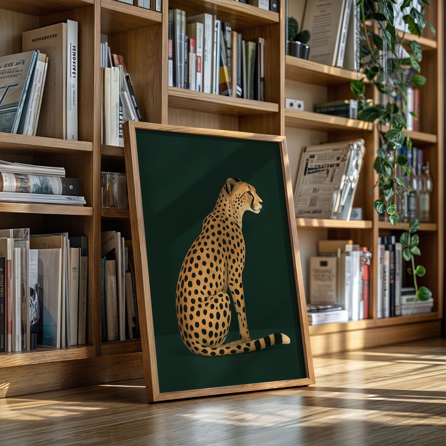 Cheetah Grace on Emerald