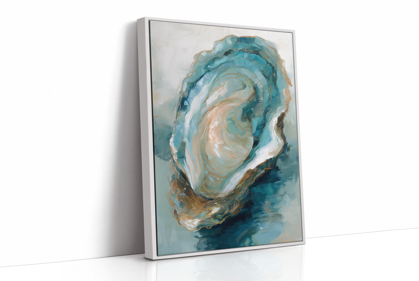 Tidal Memories In Aqua Gold
