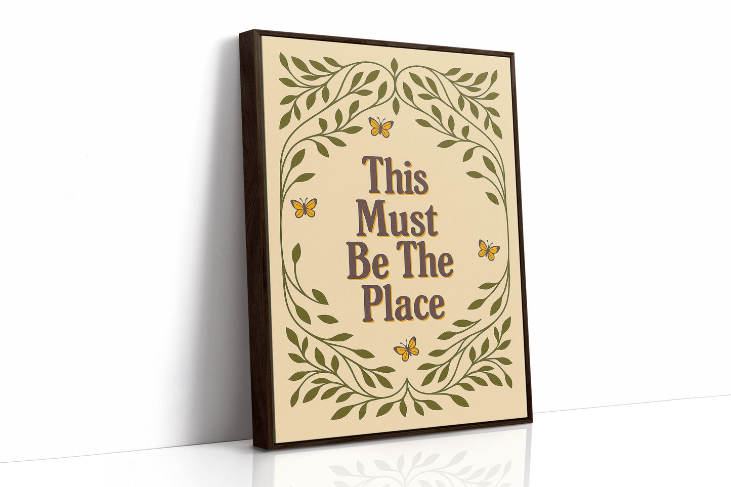 This Must Be The Place – Whimsical Nature Quote Print