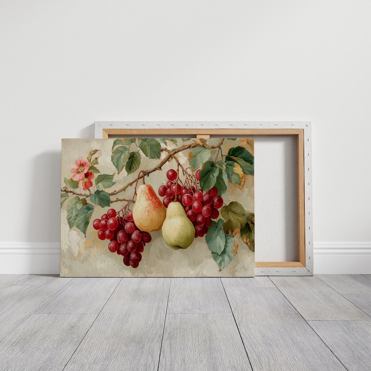 Pears and Grapes on Old Vine