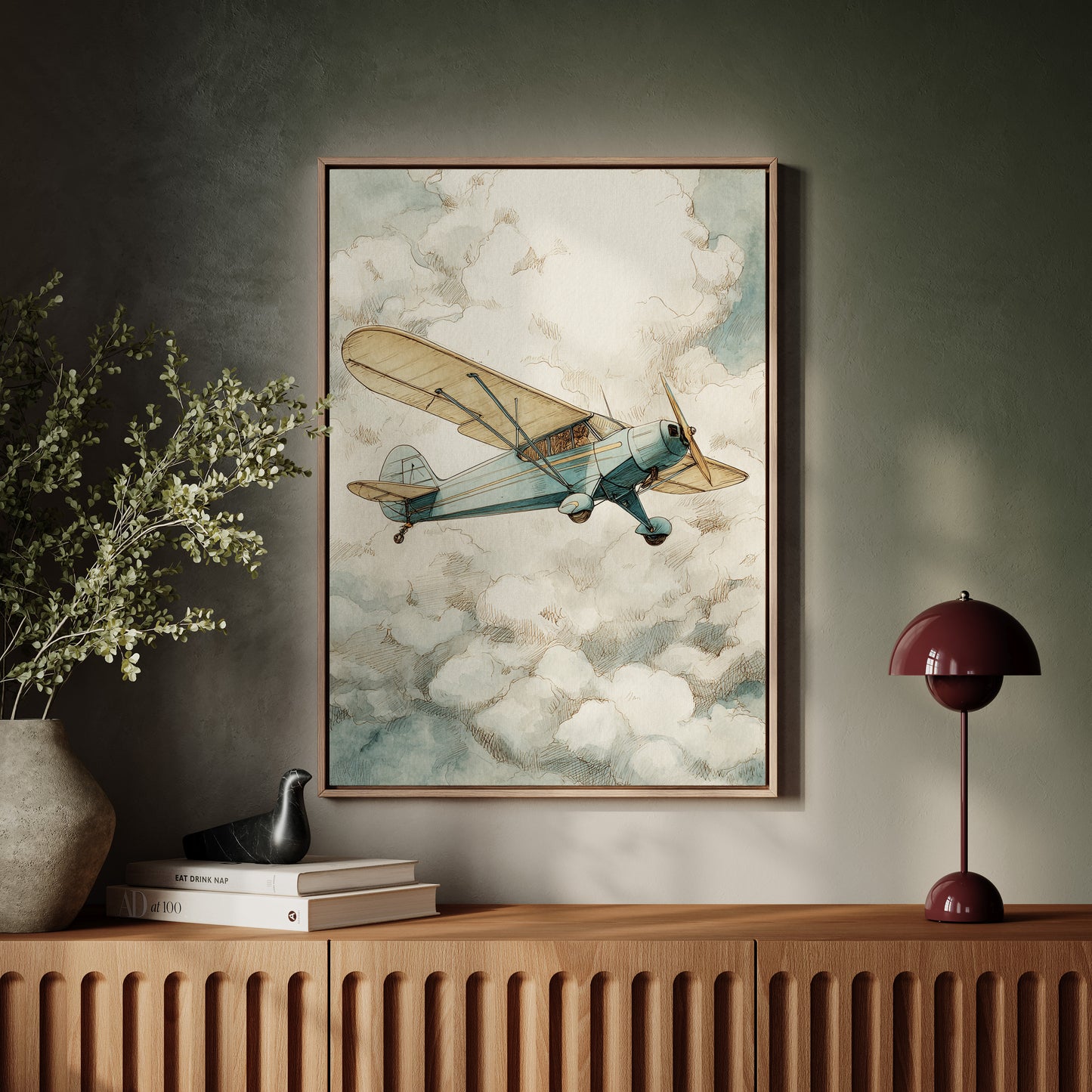 Chasing Horizons in Vintage Blue