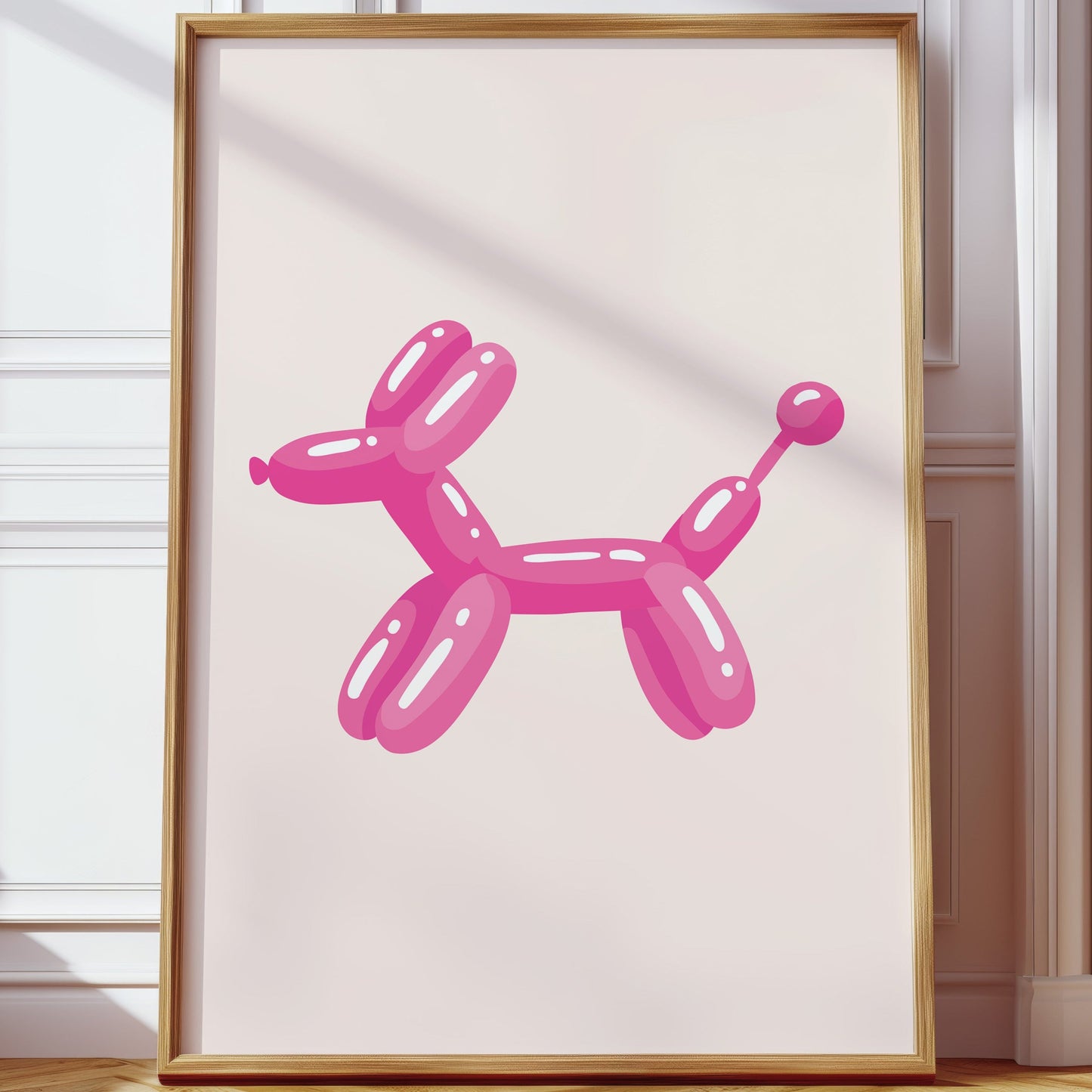 A Playful Moment in Pink