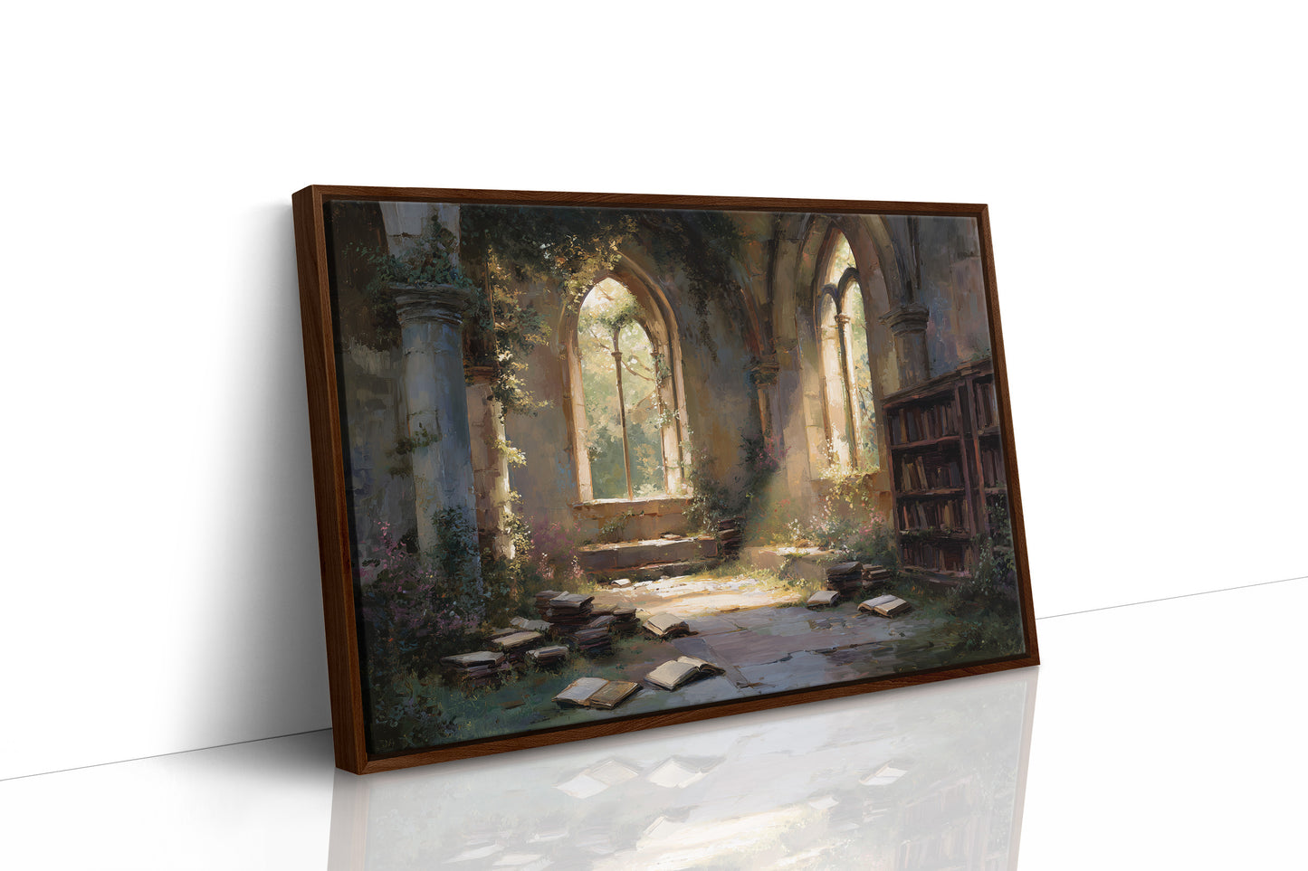 Ancient Pages Bathe In Light