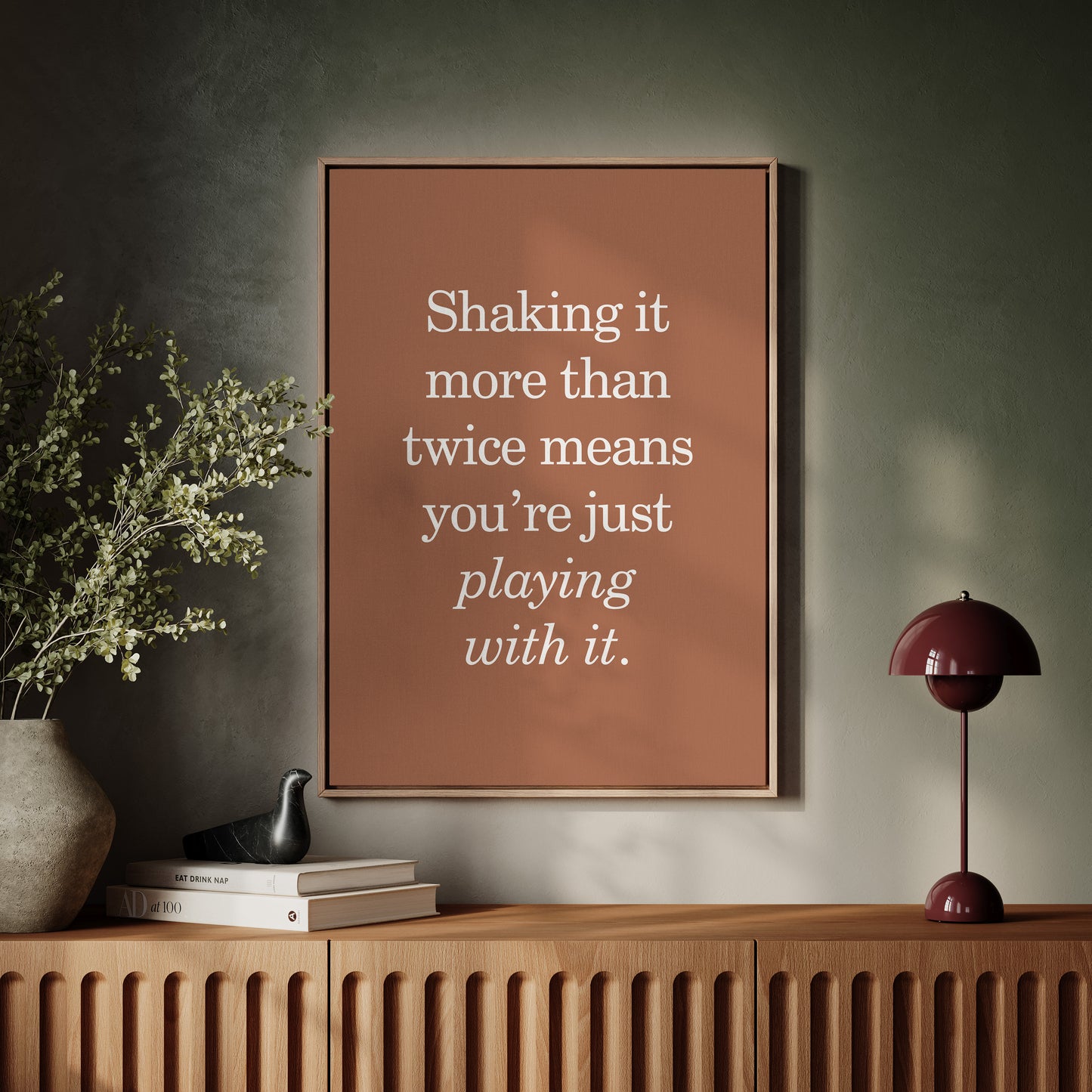 Playful Words Dance In Clay Light