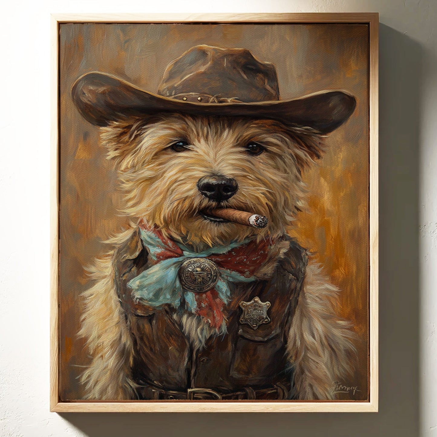 Wheaten Terrier Wild West Deputy