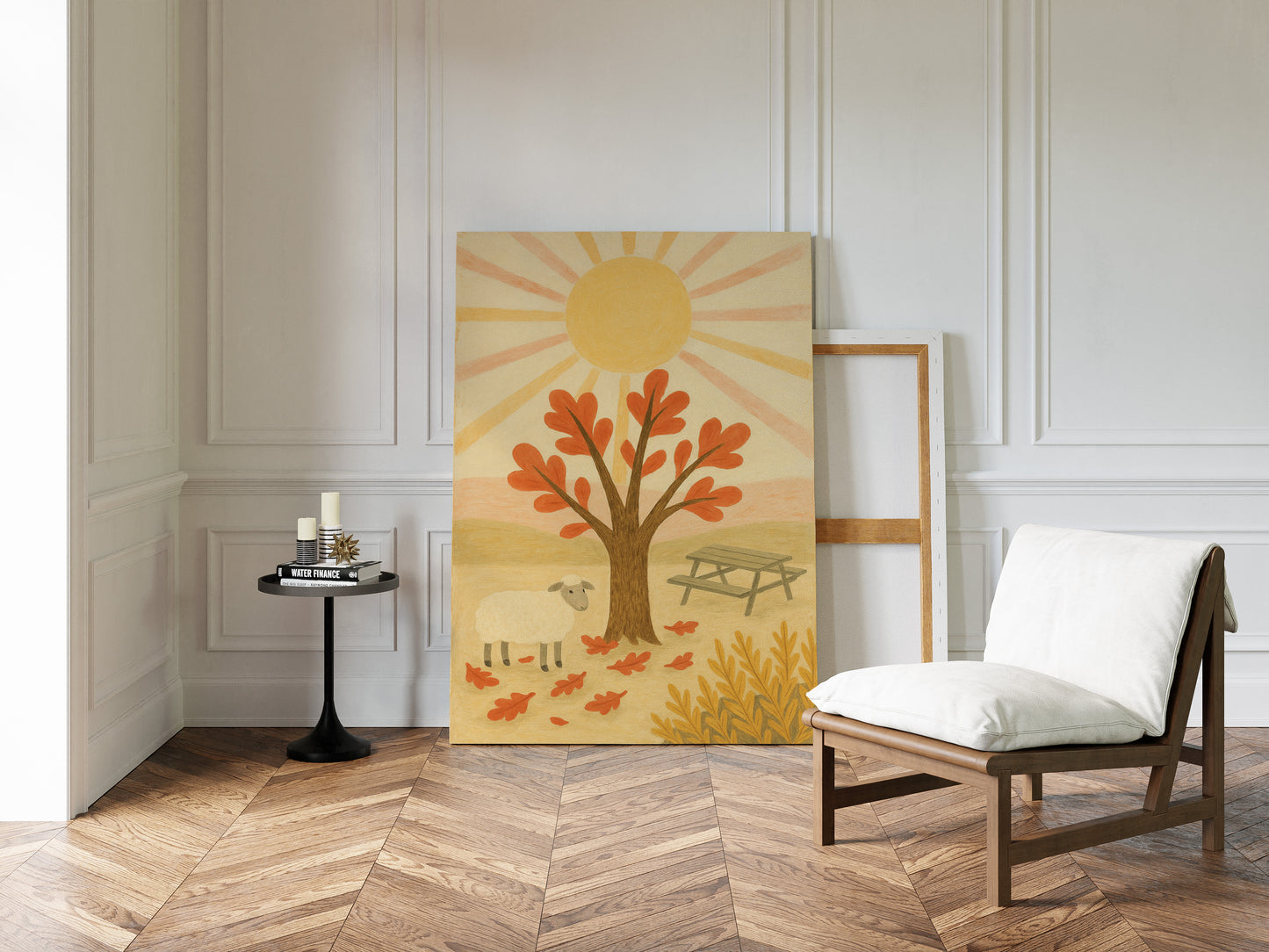 Sunny Picnic with the Little Lamb