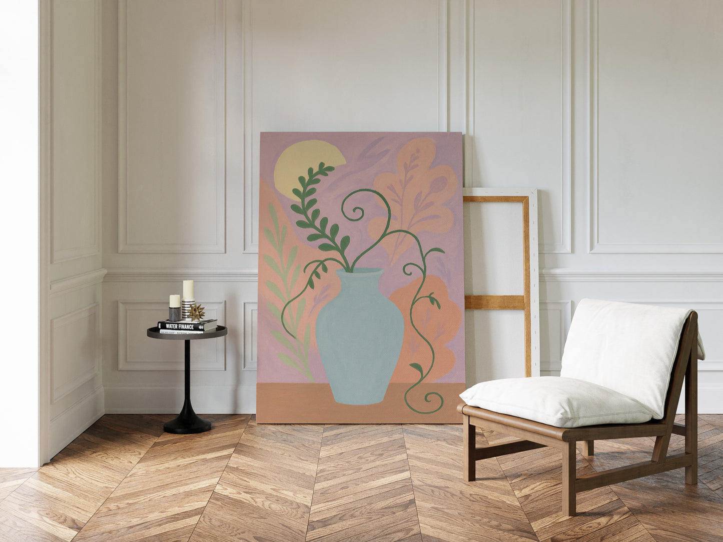 Sunny Fruit Bowl on Blue