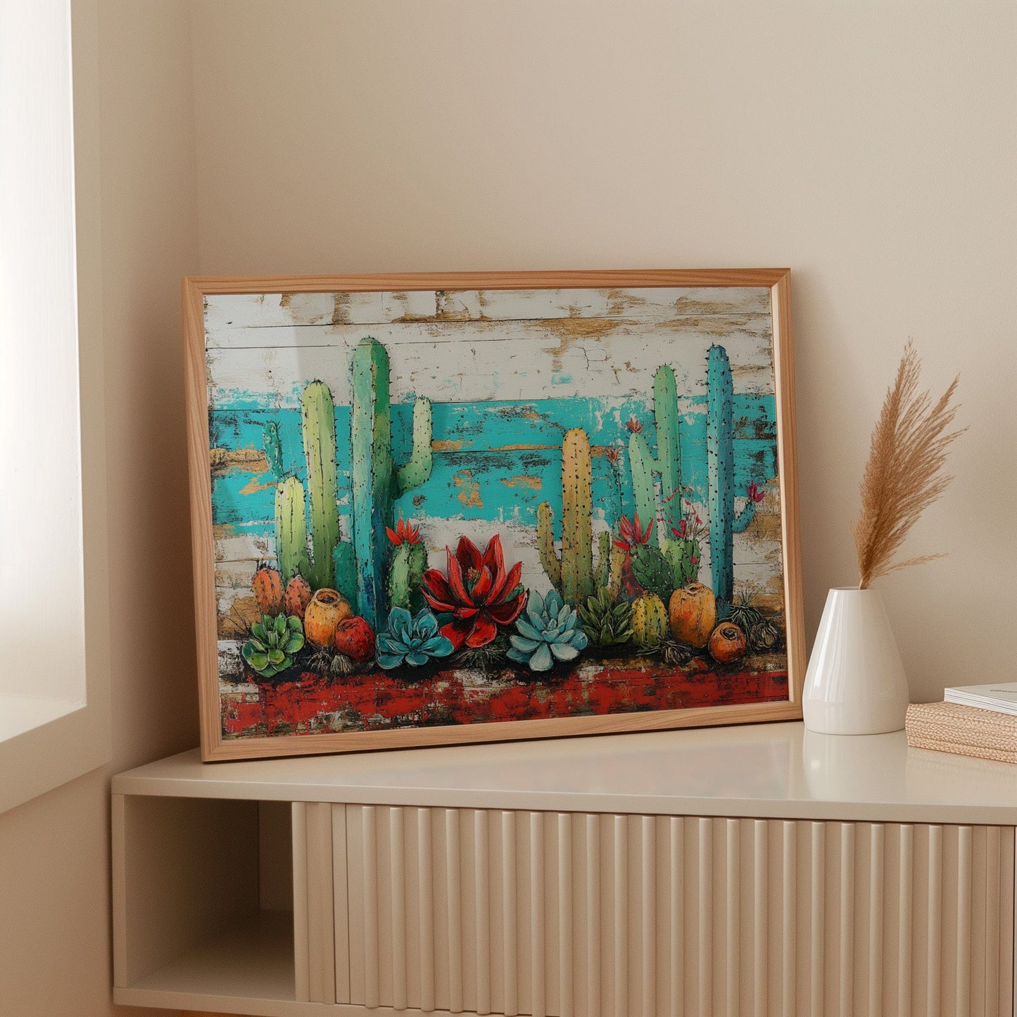 Desert Blooms Paint Turquoise Dreams