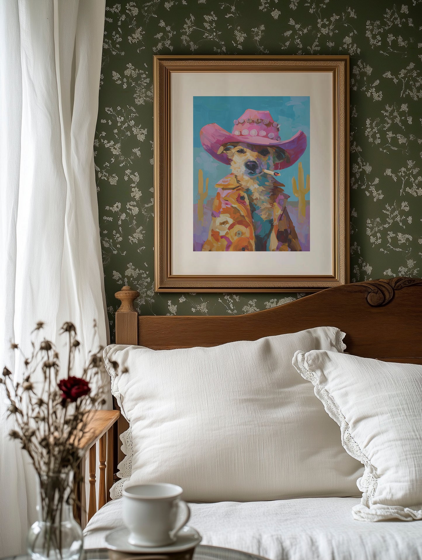 Desert Diva Wears Pink Stetson