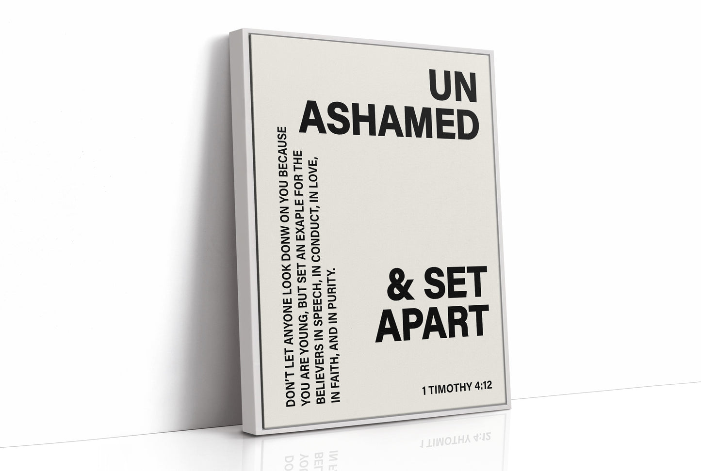 Unashamed and Set Apart