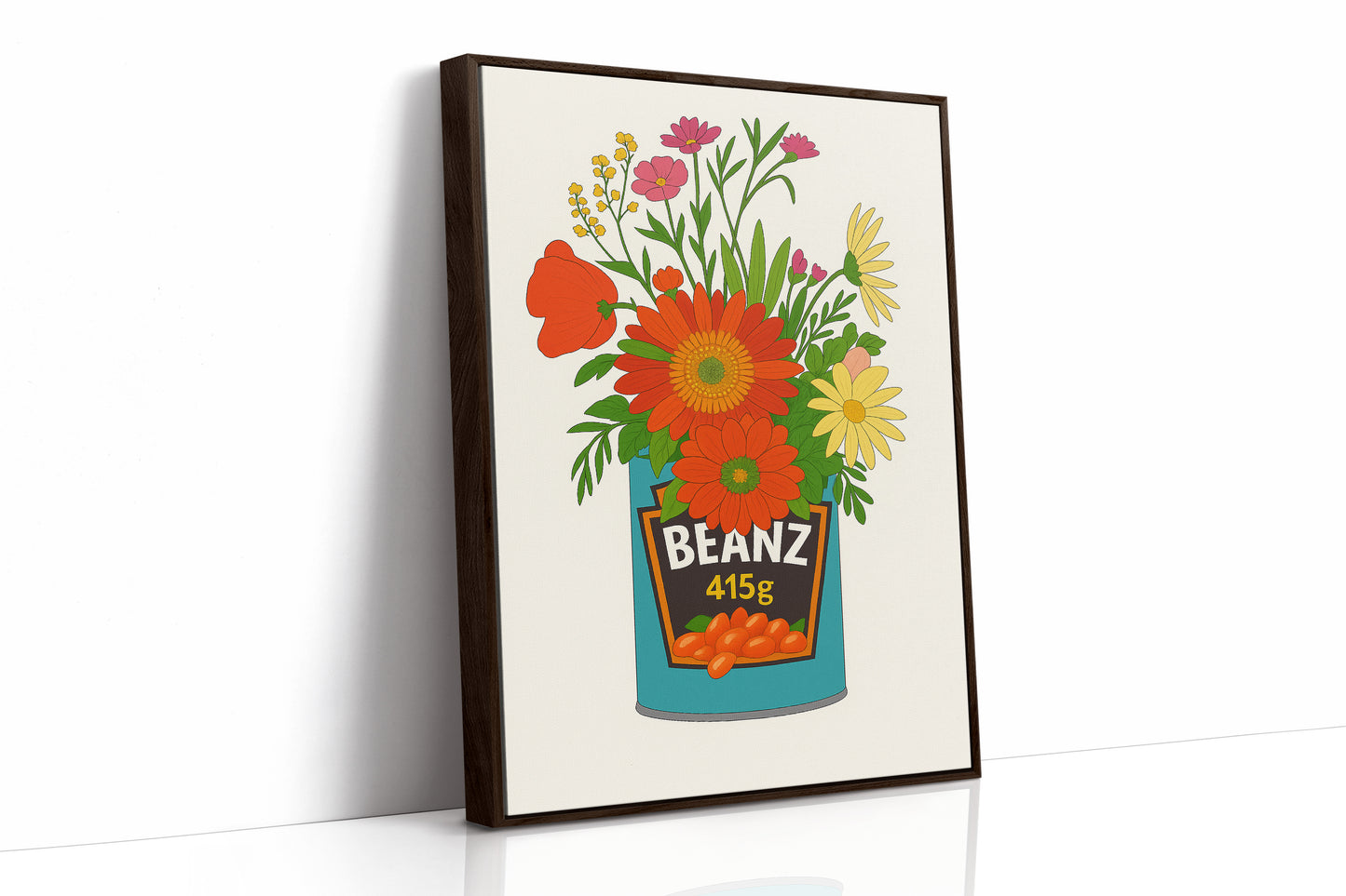 Blooms in a Beanz Tin