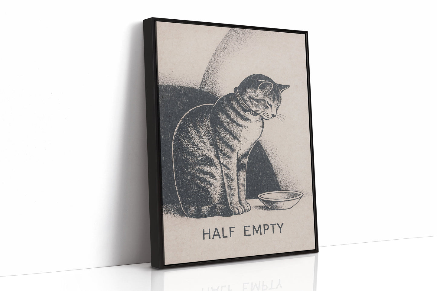 Half Empty Cat