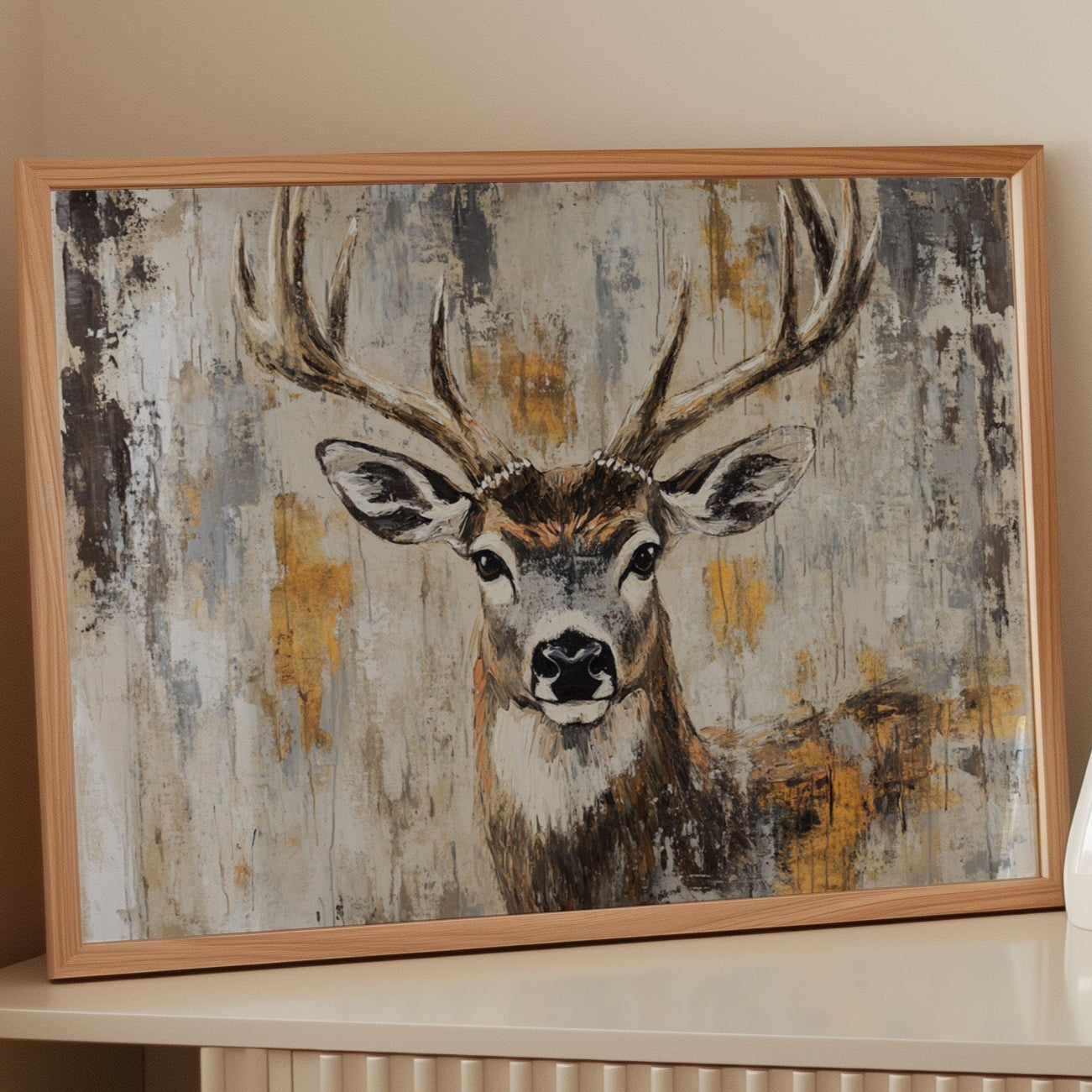 Noble Stag In Golden Light