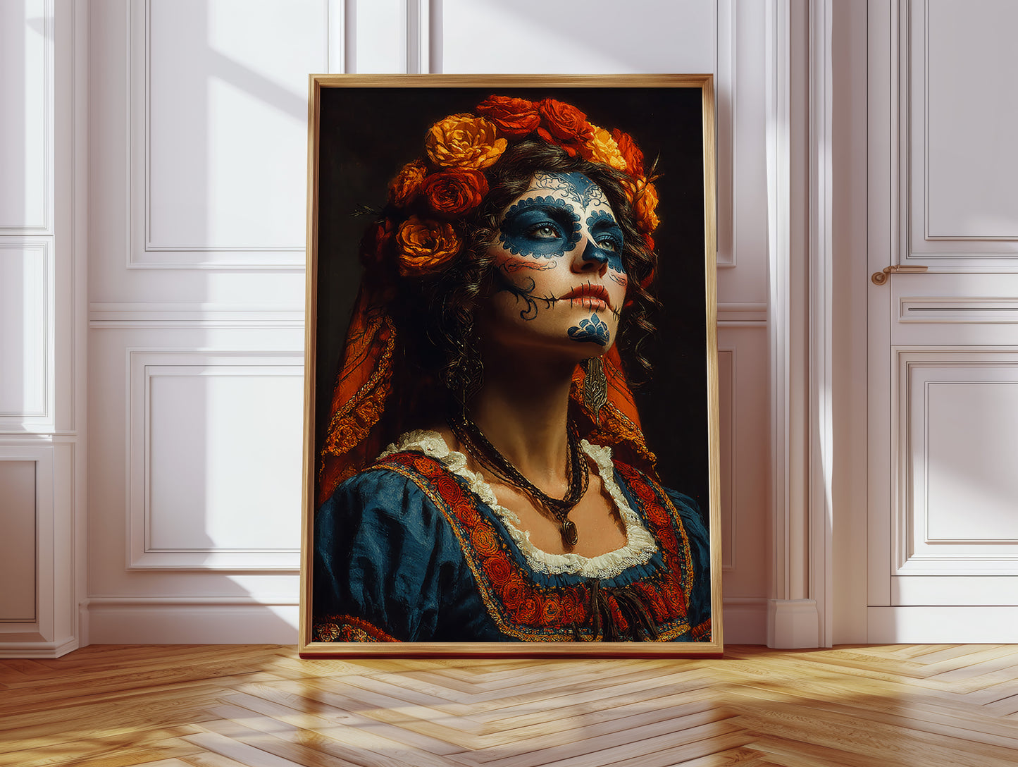 Elegance in Sugar Skull Makeup