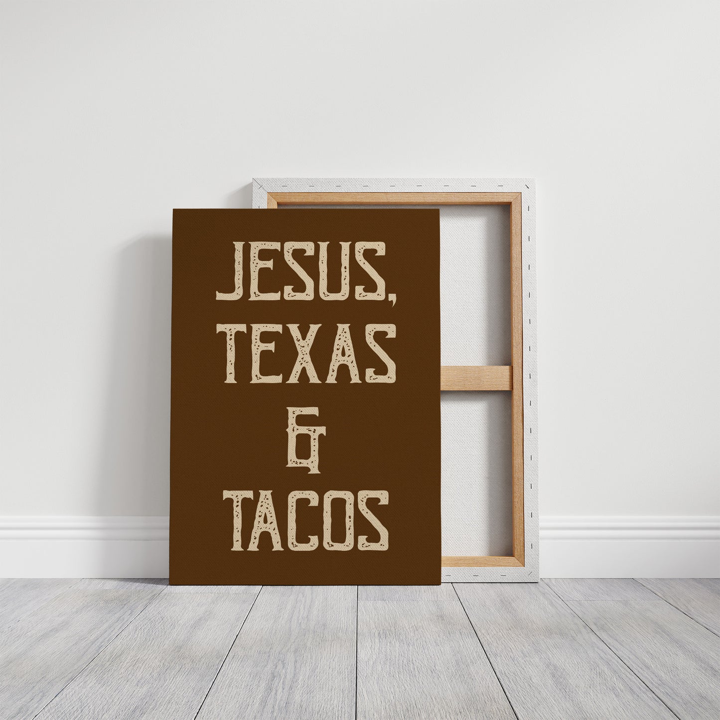 Faith Speaks In Rustic Letters