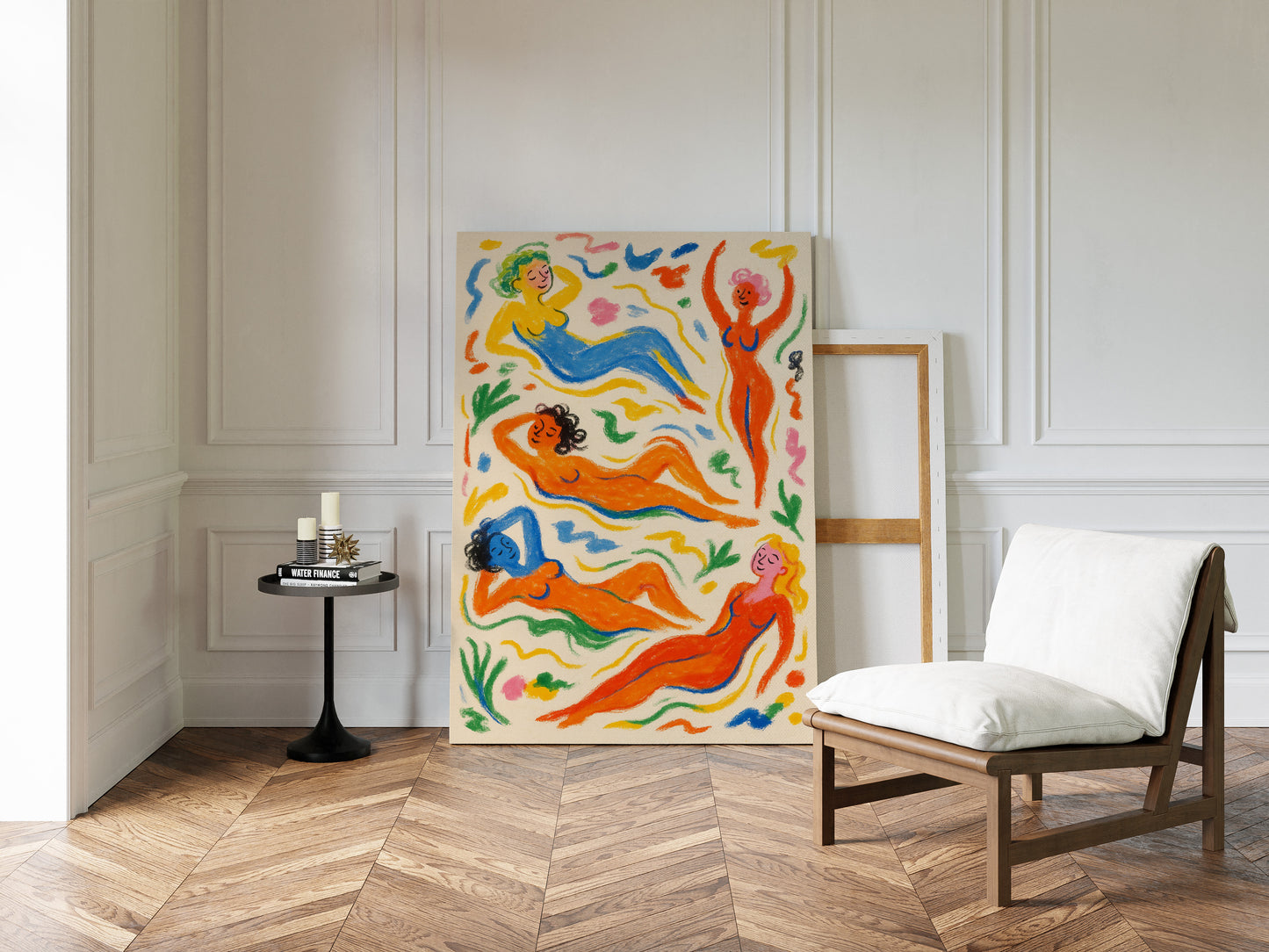 Joyful Nudes in Colorful Flow