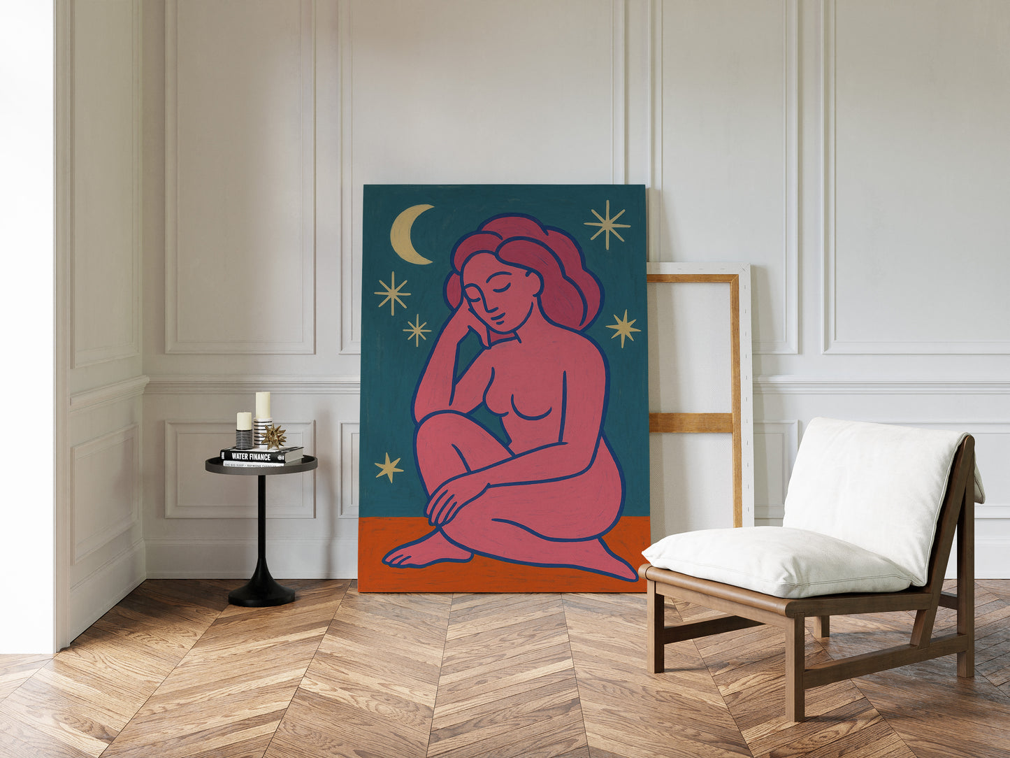 Midnight Muse in Neon Dreams