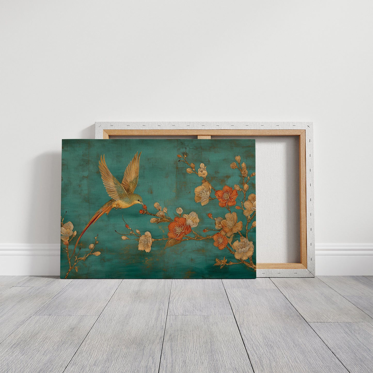 Hummingbird Seeks Morning Plum Blossoms