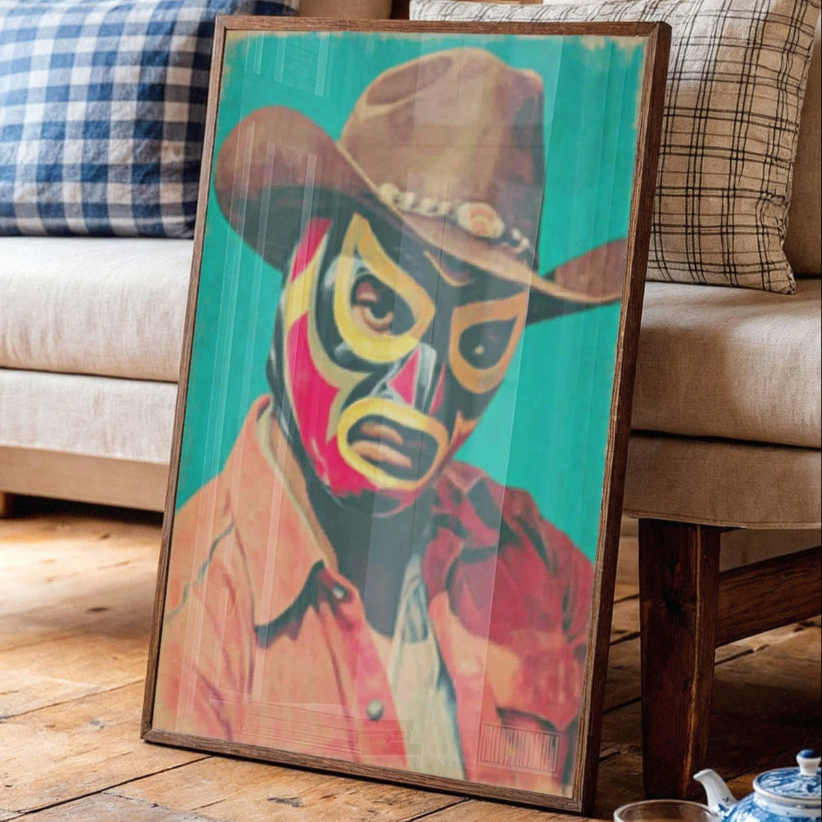 The Masked Cowboy Stands Tall