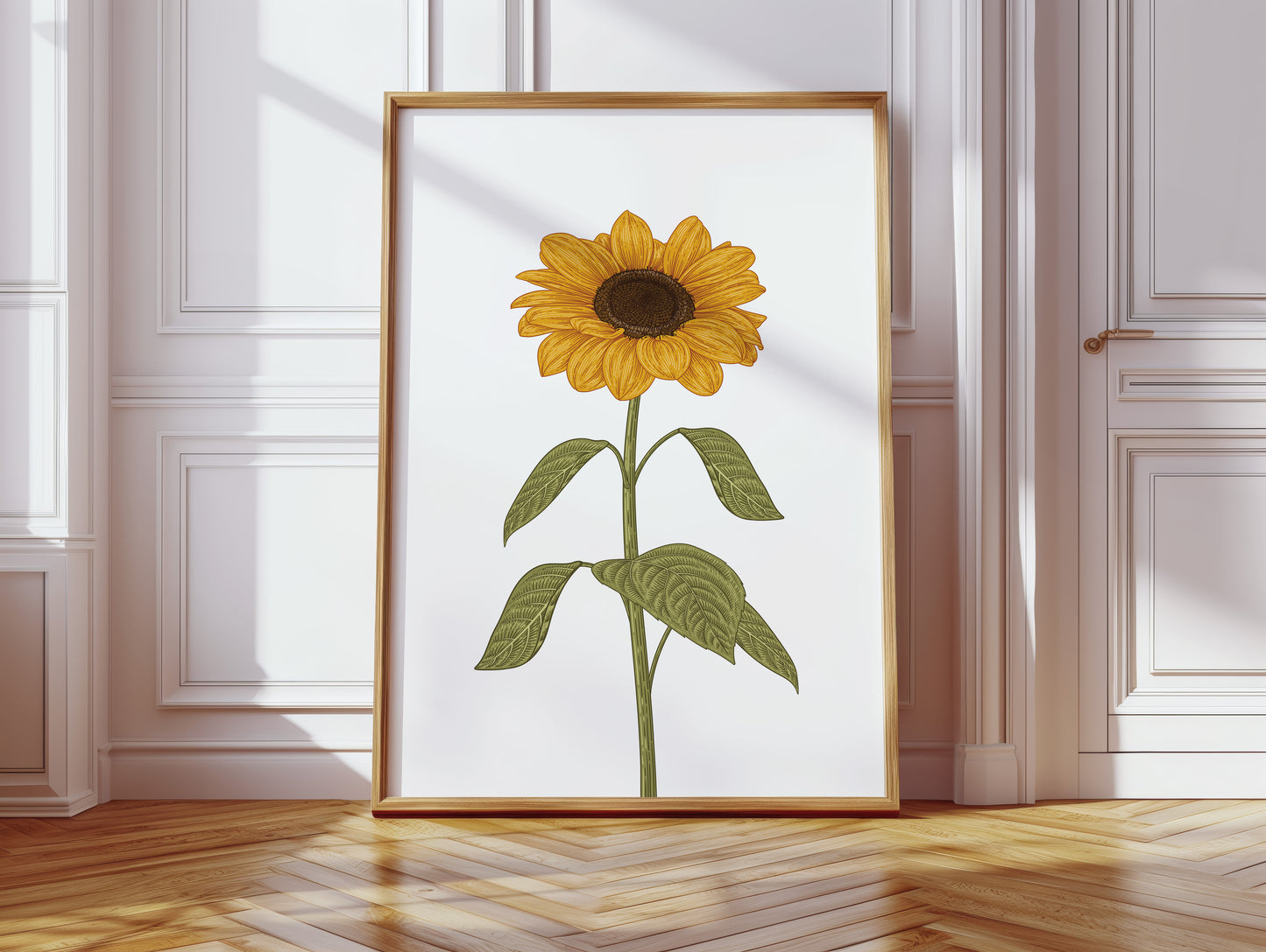 Golden Petals Follow Morning Light