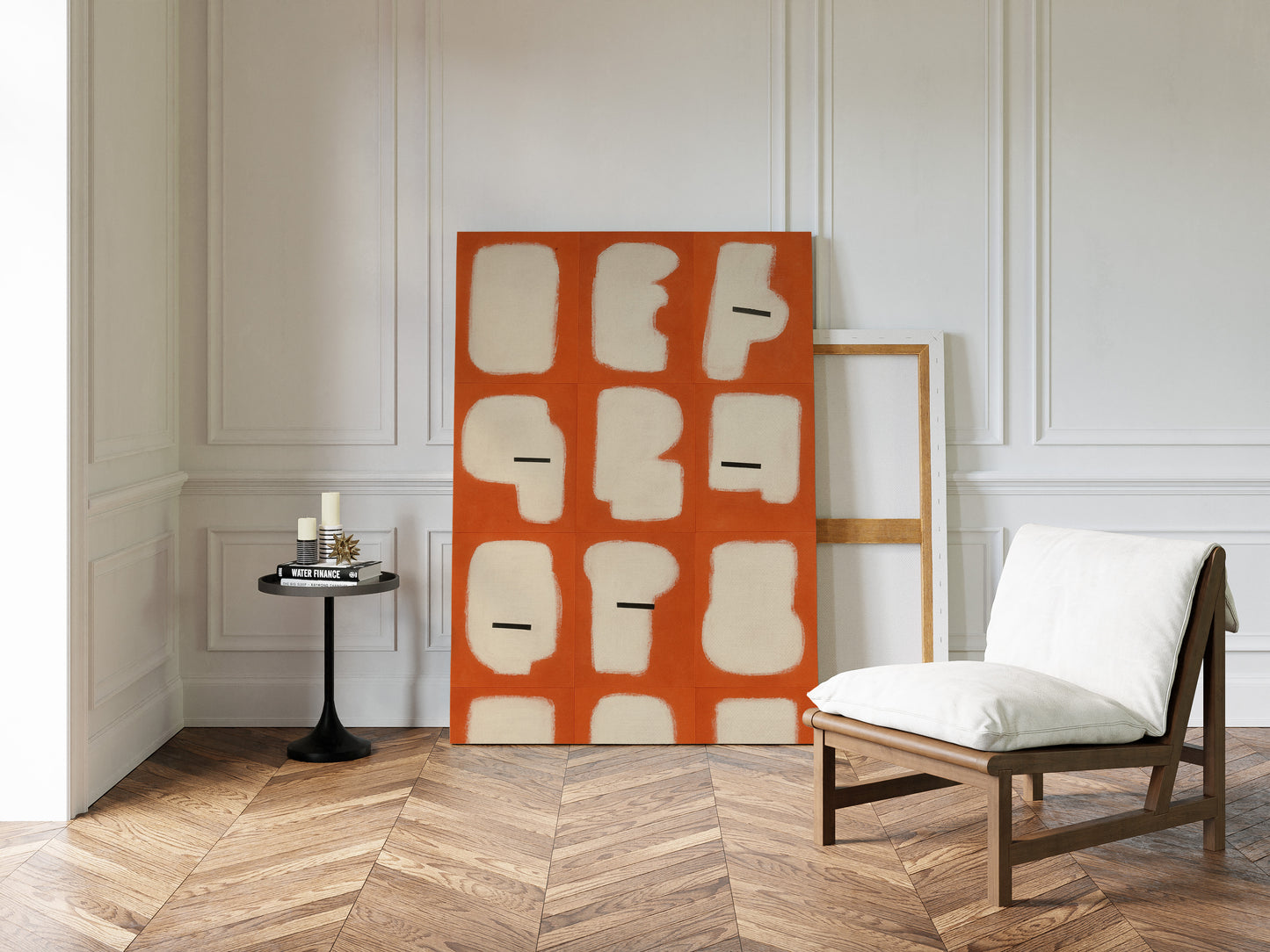 Minimal Shapes on Burnt Orange Grid