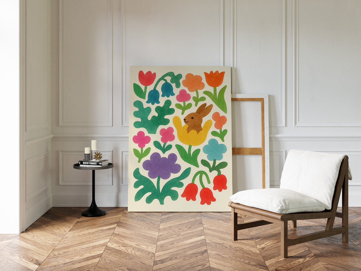 Bunny in the Bloom Garden