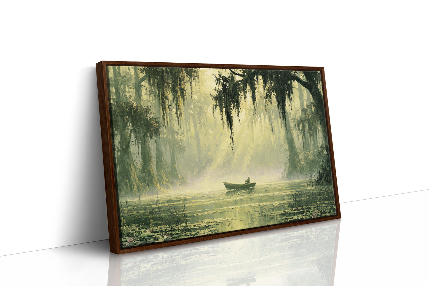 Rowing Through the Green Bayou