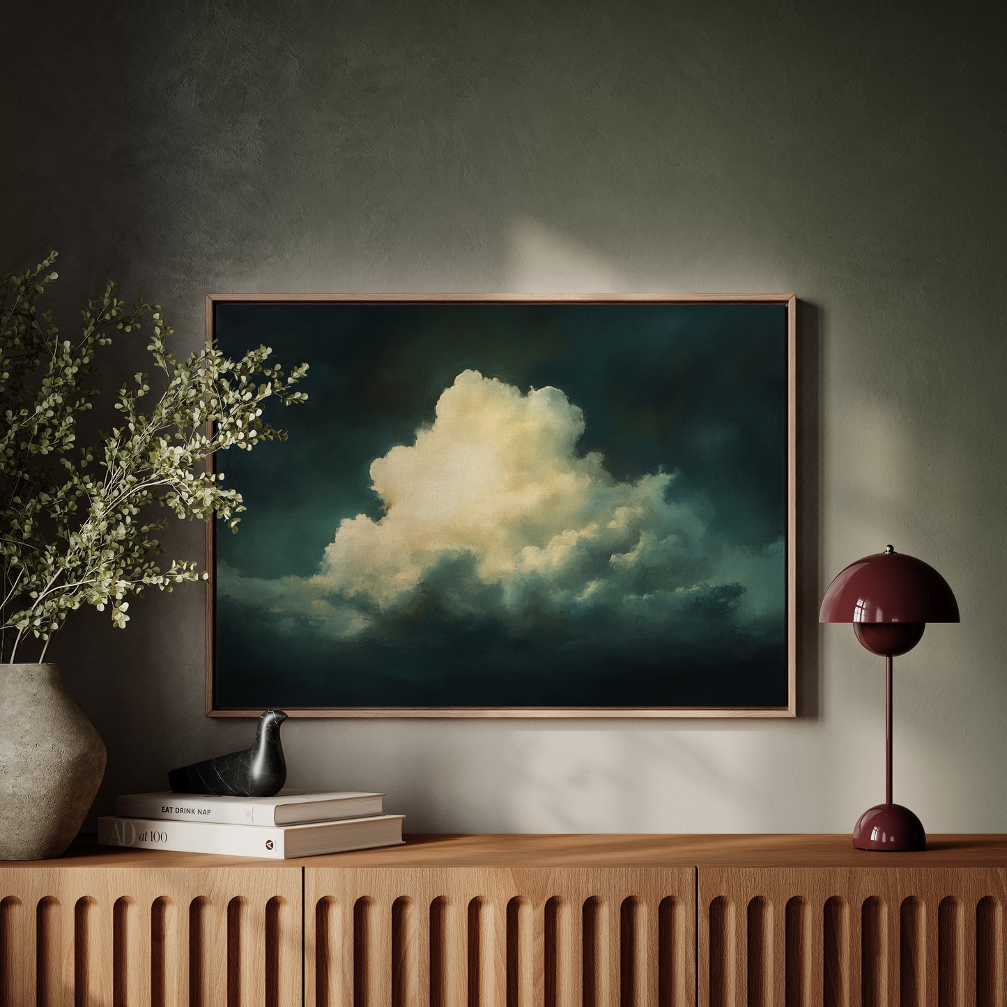 Summer Storm Builds Golden Light