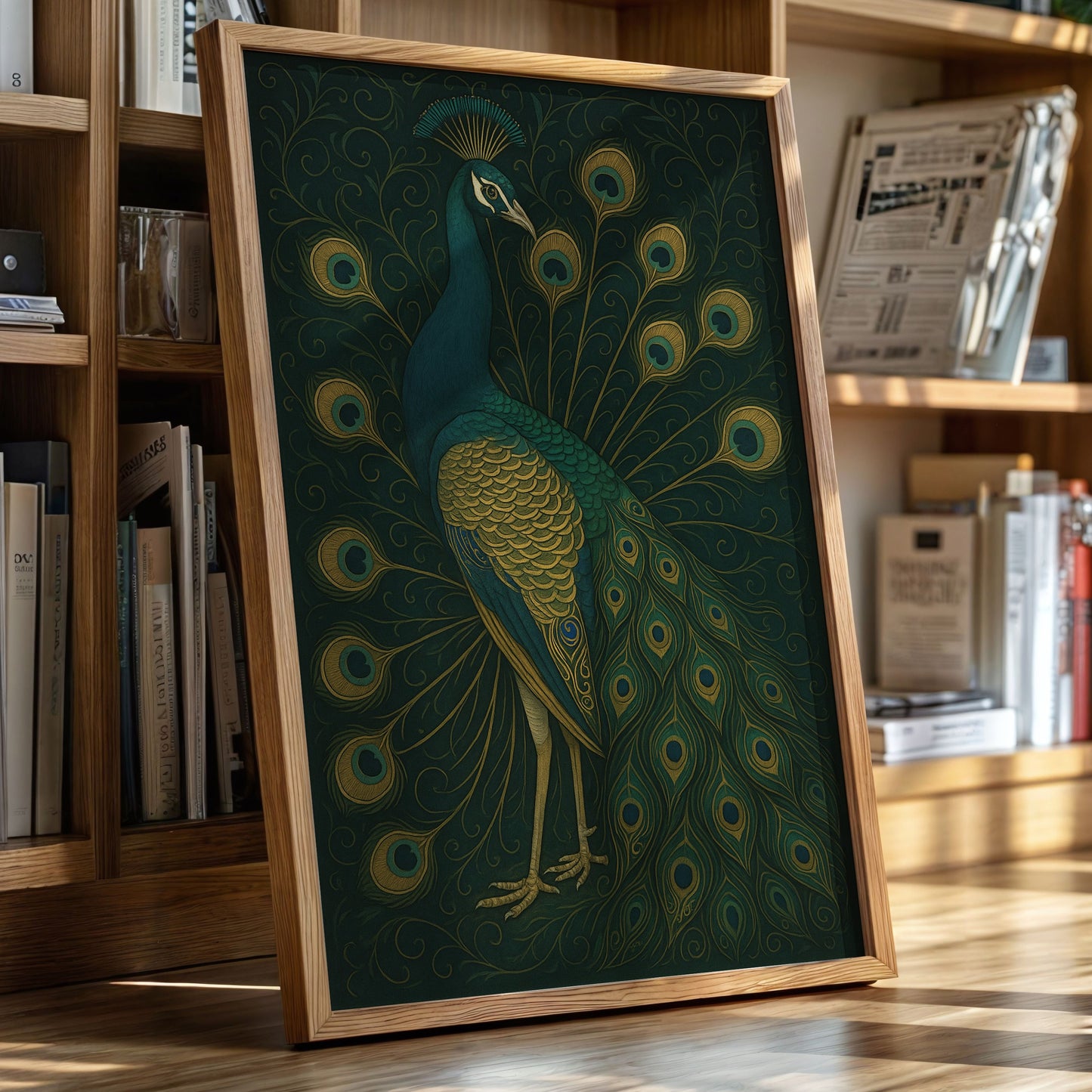 Regal Silence of the Golden Peacock