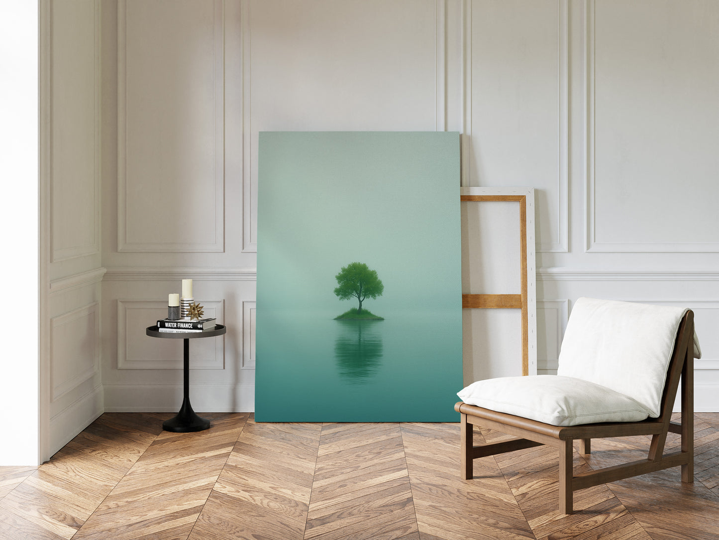 Solitary Tree in Mist