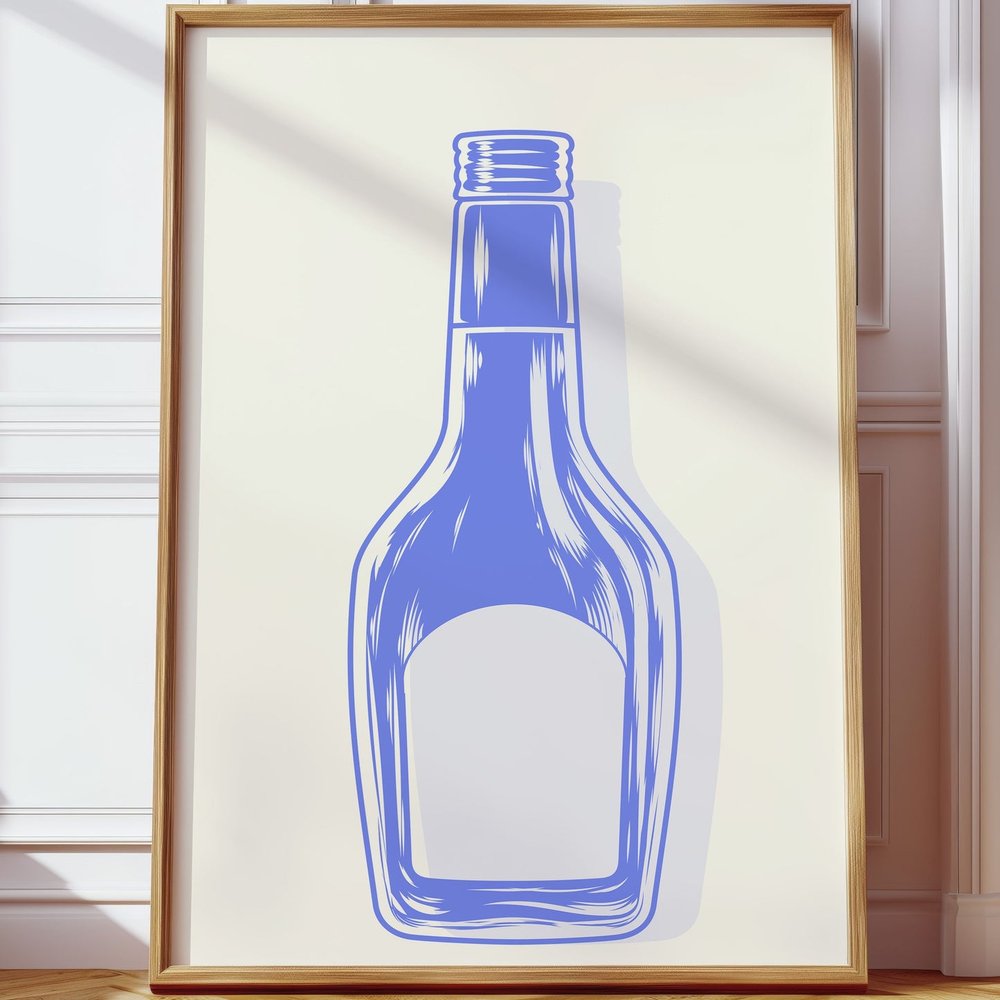 Periwinkle Glass Holds Empty Stories